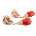 Earrings, 2nd half of the 20th century.