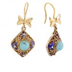 Earrings, 2nd half of the 20th century.