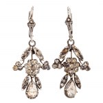 Earrings, first half of 19th century, Georgian style