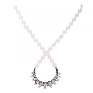 Necklace, mid-20th century.