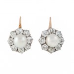 Earrings, k. 19th c.