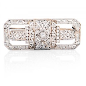 Brooch, 1920s-30s art déco