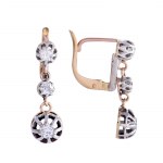 Earrings, France, first half of the 20th century.