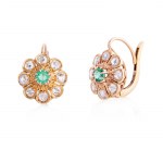 Earrings, France, early 20th century