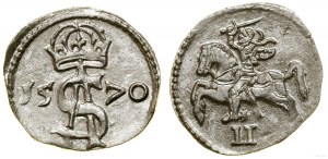 Polska, dwudenar, 1570, Wilno
