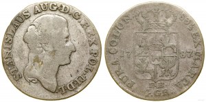 Polonia, zloty (4 grosze), 1787 EB, Varsavia