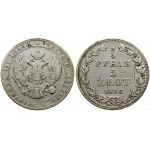 Poland, 3/4 ruble = 5 zlotys, 1836 MW, Warsaw