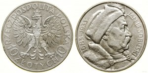 Poland, 10 zloty, 1933, Warsaw
