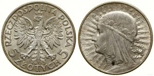 Pologne, 5 zlotys, 1933, Varsovie