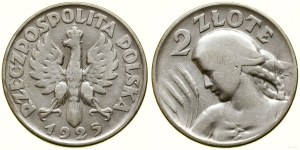 Poland, 2 zloty, 1925, Philadelphia