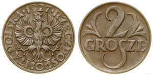 Pologne, 2 grosze, 1927, Varsovie