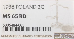 Pologne, 2 grosze, 1938, Varsovie