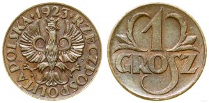 Pologne, 1 penny, 1923, Kings Norton