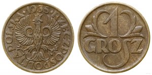 Pologne, 1 grosz, 1935, Varsovie