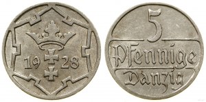 Pologne, 5 fenig, 1928, Berlin