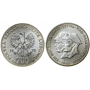 Polska, 200 złotych, 1975, Warszawa, srebro