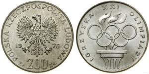 Pologne, 200 zloty, 1976, Varsovie