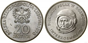 Pologne, 20 zloty, 1978, Varsovie