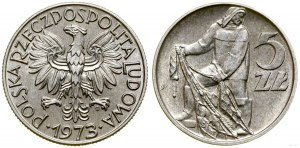 Pologne, 5 zlotys, 1973, Varsovie