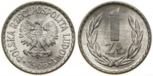Polsko, 1 zlotý, 1966, Varšava