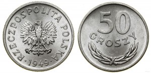 Poland, 50 groszy, 1949, Warsaw