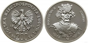 Pologne, 200 zloty, 1981, Varsovie