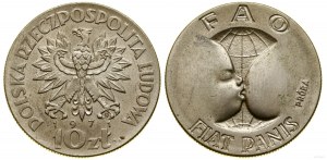 Pologne, 10 zloty, 1971, Varsovie