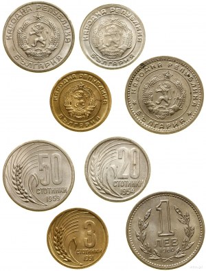 Bulgarie, Set de 4 pièces, Sofia