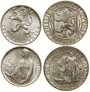 Czechoslovakia, 100 crowns, 1948, Kremnica