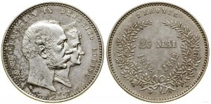 Danimarca, 2 corone, 1892, Copenaghen