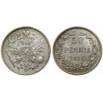 Finland, 50 penniä, 1914 S, Helsinki
