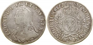 France, Ecu aux rameaux d'olivier, 1726 A, Paris