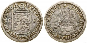 Pays-Bas, 6 stuivers, 1678
