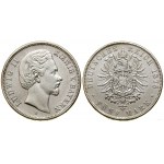 Germany, 5 marks, 1875 D, Munich
