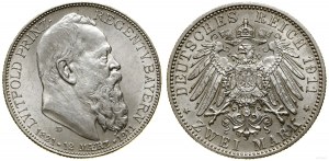 Germany, 2 marks, 1911 D, Munich