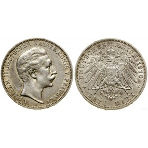 Niemcy, 3 marki, 1910 A, Berlin
