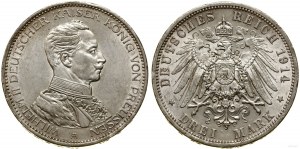 Germania, 3 marchi, 1914 A, Berlino