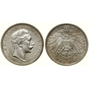 Niemcy, 2 marki, 1908 A, Berlin