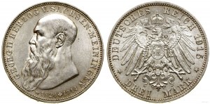 Germany, 3 posthumous marks, 1915, Munich