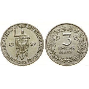 Niemcy, 3 marki, 1925 A, Berlin