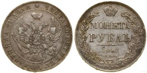 Russia, ruble, 1840 СПБ НГ, St. Petersburg