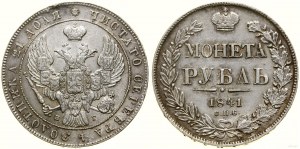 Russia, ruble, 1841 СПБ НГ, St. Petersburg
