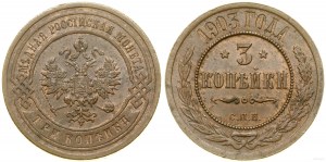 Russia, 3 kopecks, 1903, St. Petersburg