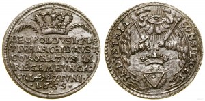 Hungary, coronation token, 1655, Bratislava