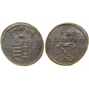Węgry, 10 poltura, 1705