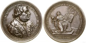 Germania, medaglia per il 200° anniversario della Riforma, 1717 (come cronogramma)