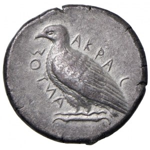 SICILIA Agrigento - Tetradramma (circa 465/4-446 a.C.) ...