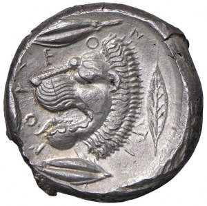 SICILE Leontini - Tétradrachme (ca. 430-425 BC) Tes...