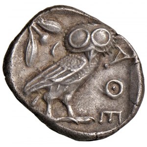 ATTICA Atene - Tetradracma (479-404 a.C.) Testa elmata ...