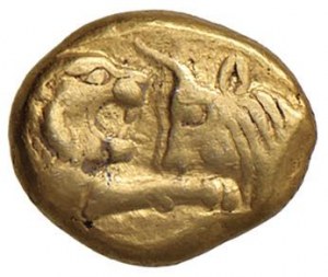 KINGDOM OF LYDIA Croesus (ca. 560-546 B.C.) - 1/3 Statere...